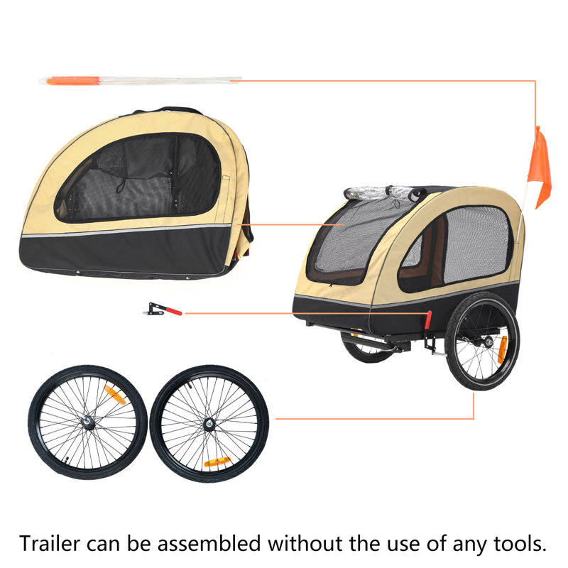 Sepnine fashion bike trailer